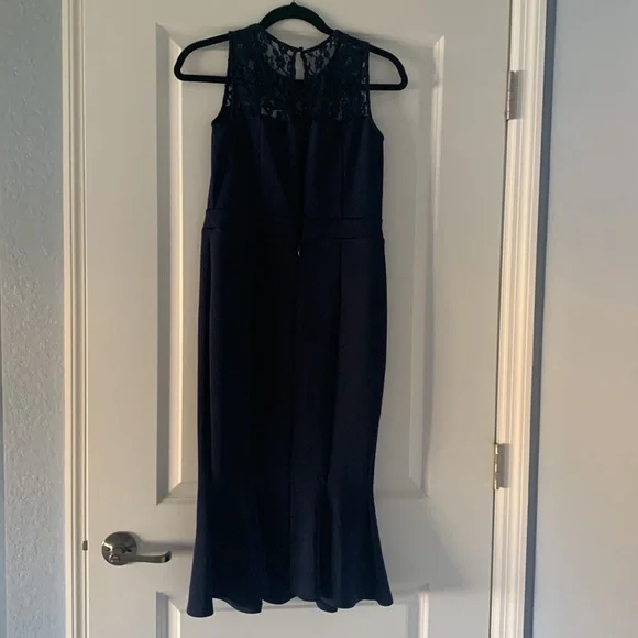 NY & Company navy blue dress size xs - Picture 2 of 4